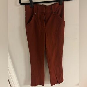 Express Columnist Barely Boot High Rise Terracotta Trousers
